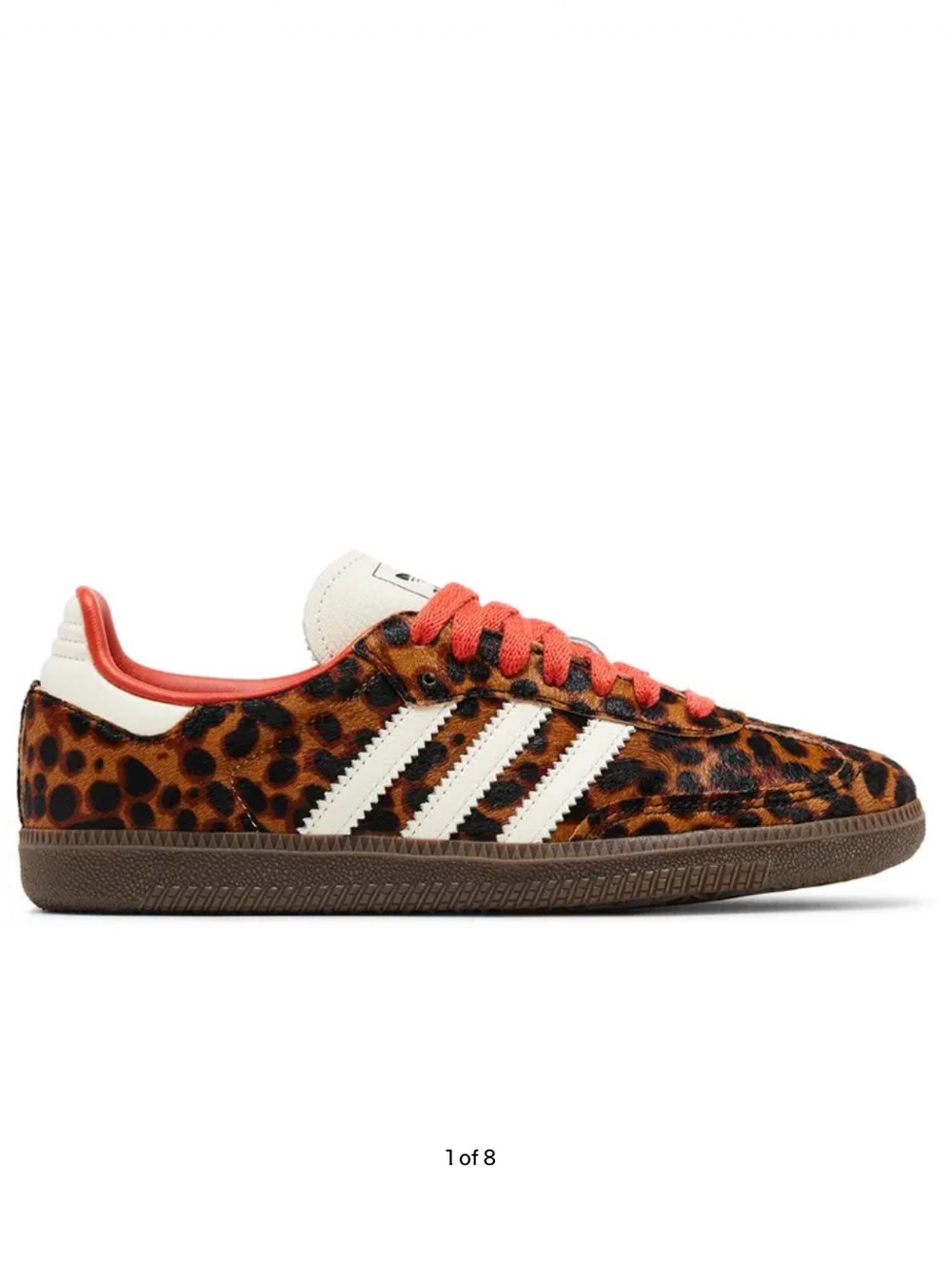 adidas woman’s Samba OG Cheetah Print Sneakers size 8.5 never worn
